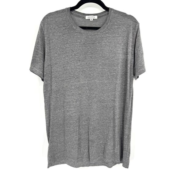 GUSTIN Gray Lightweight Short Sleeve T Shirt Size M Medium - Picture 1 of 5